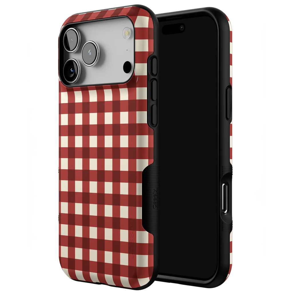 Checked Twice | Red Plaid Case
