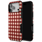 Checked Twice | Red Plaid Case