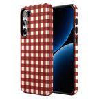Checked Twice | Red Plaid Case