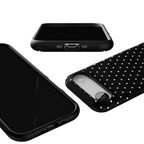 On the Dot | White Polka Dot Case
