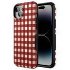 Checked Twice | Red Plaid Case