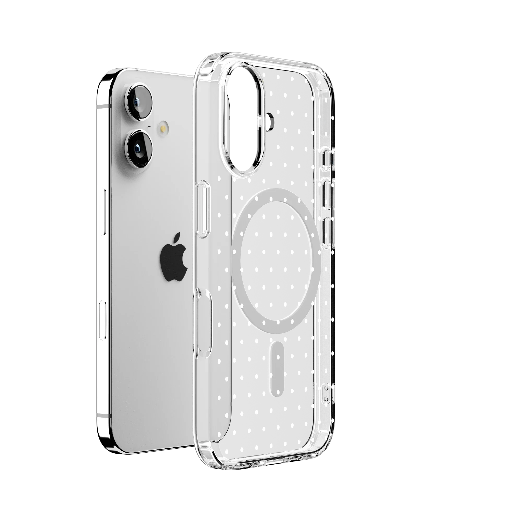 On the Dot | White Polka Dot Case