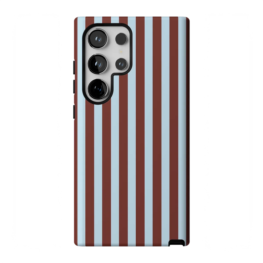 Sunday in Brooklyn | Blue Stripes Case