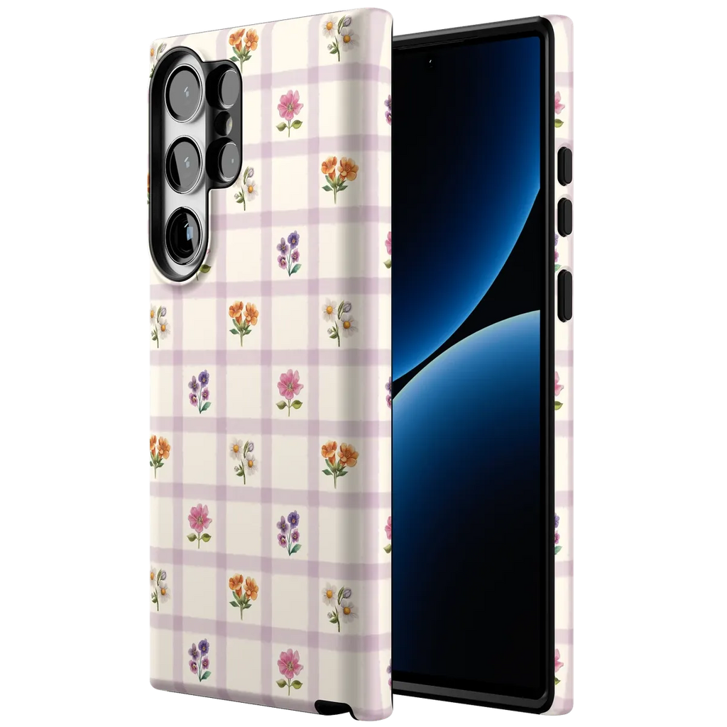 Meadow Check | Floral Gingham Case