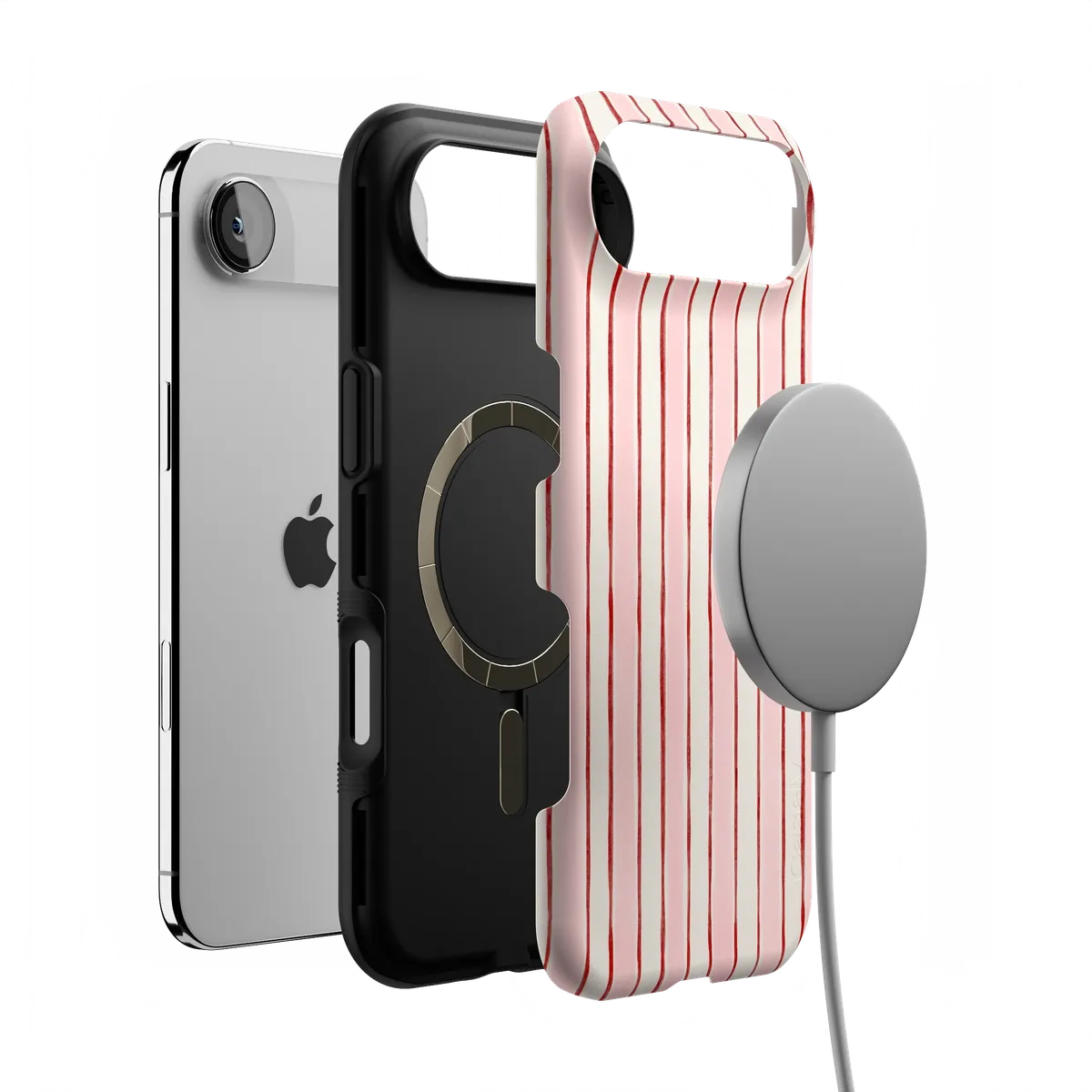 Pretty in Pastel | Blush Stripes Case