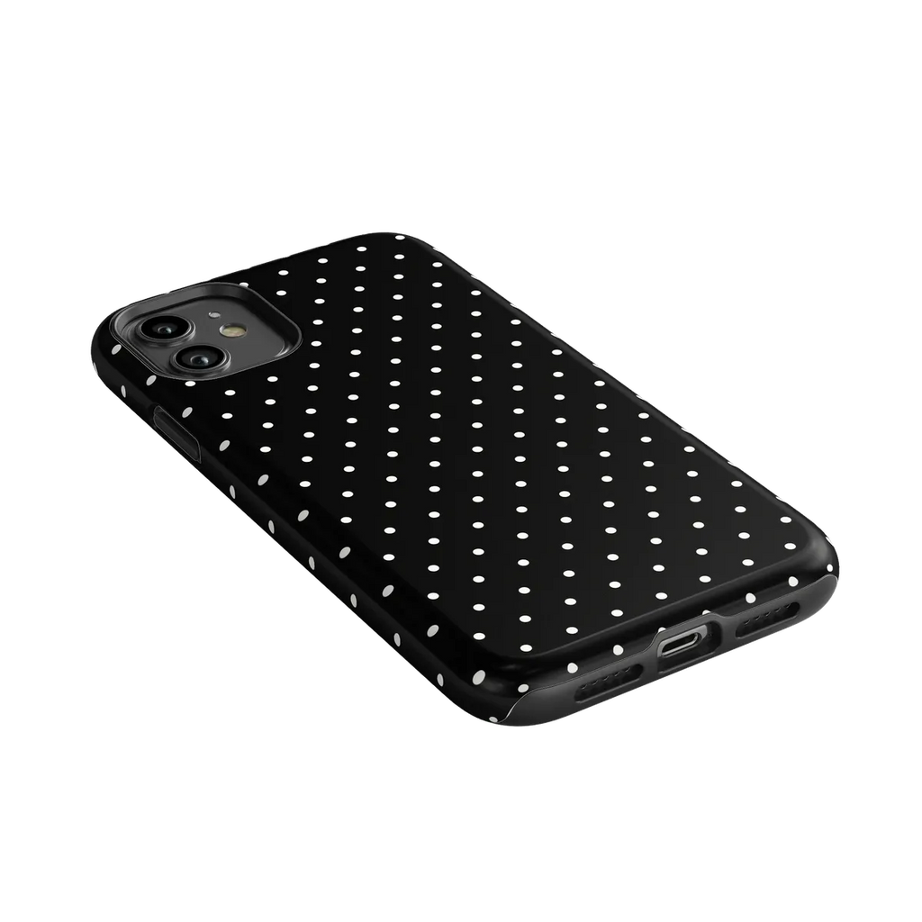 On the Dot | White Polka Dot Case
