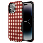 Checked Twice | Red Plaid Case