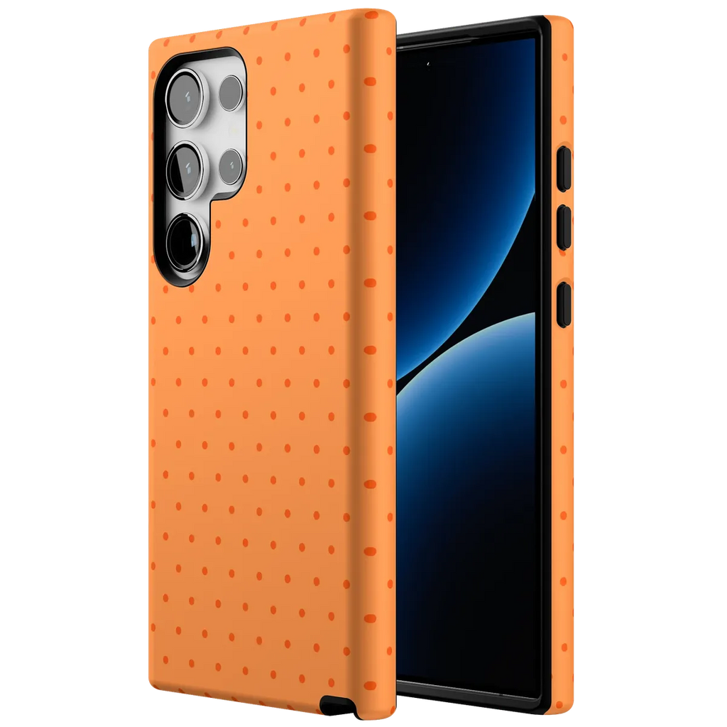 On the Dot | Orange Polka Dot Case