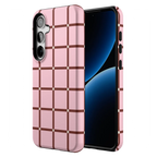 Uptown Gridlock | Pink Checkerboard Case