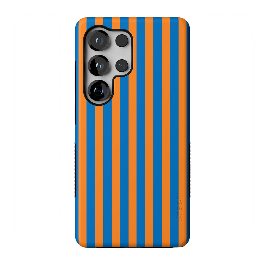 Go New York | Blue & Orange Stripes Case