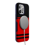 Storm Warning | Black & Red Stripes Case