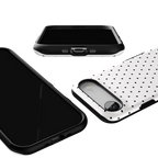 On the Dot | Black Polka Dot Case