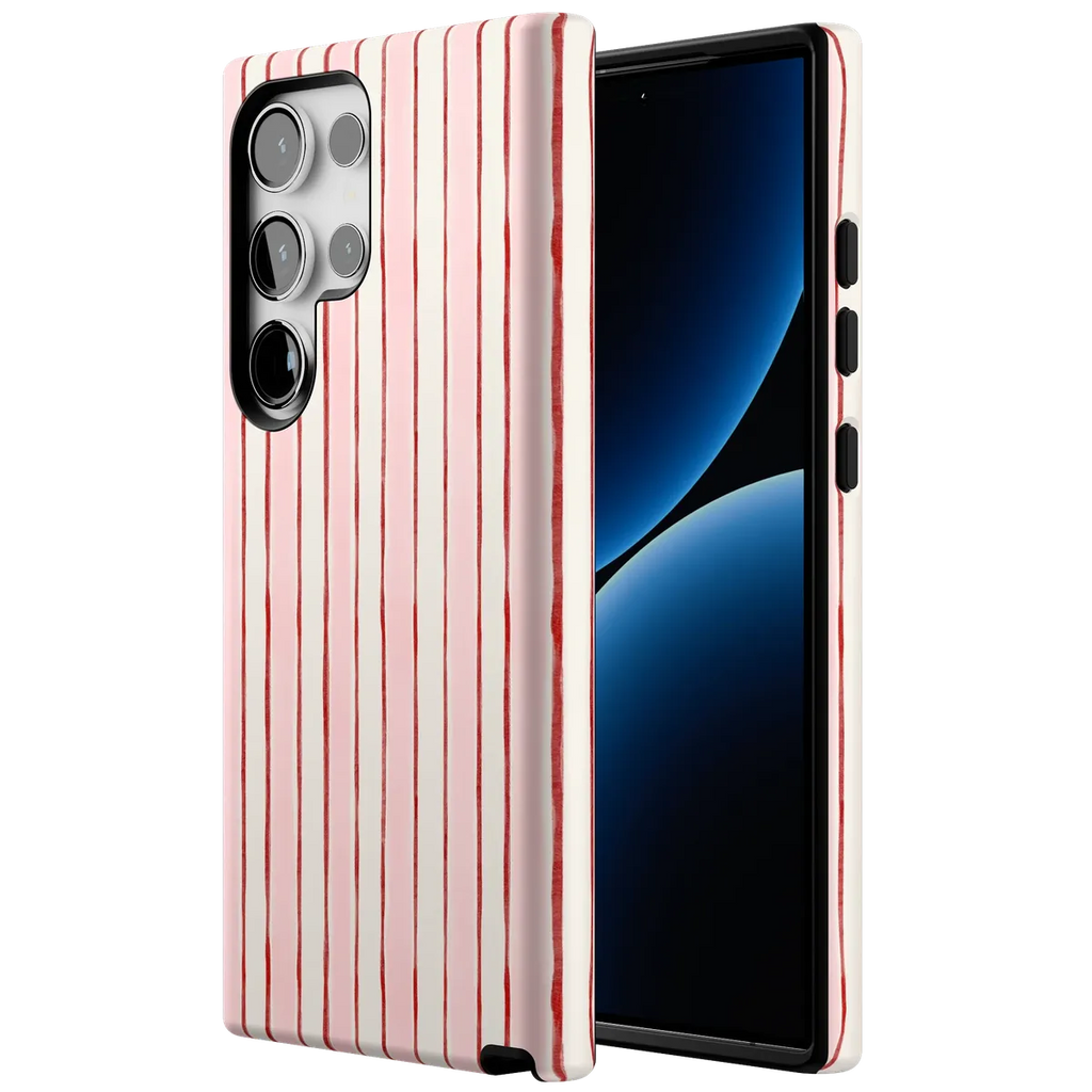 Pretty in Pastel | Blush Stripes Case