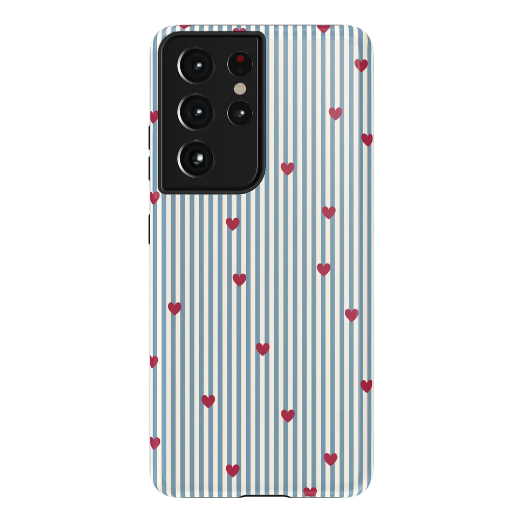 Love Lines | Blue Stripes Case