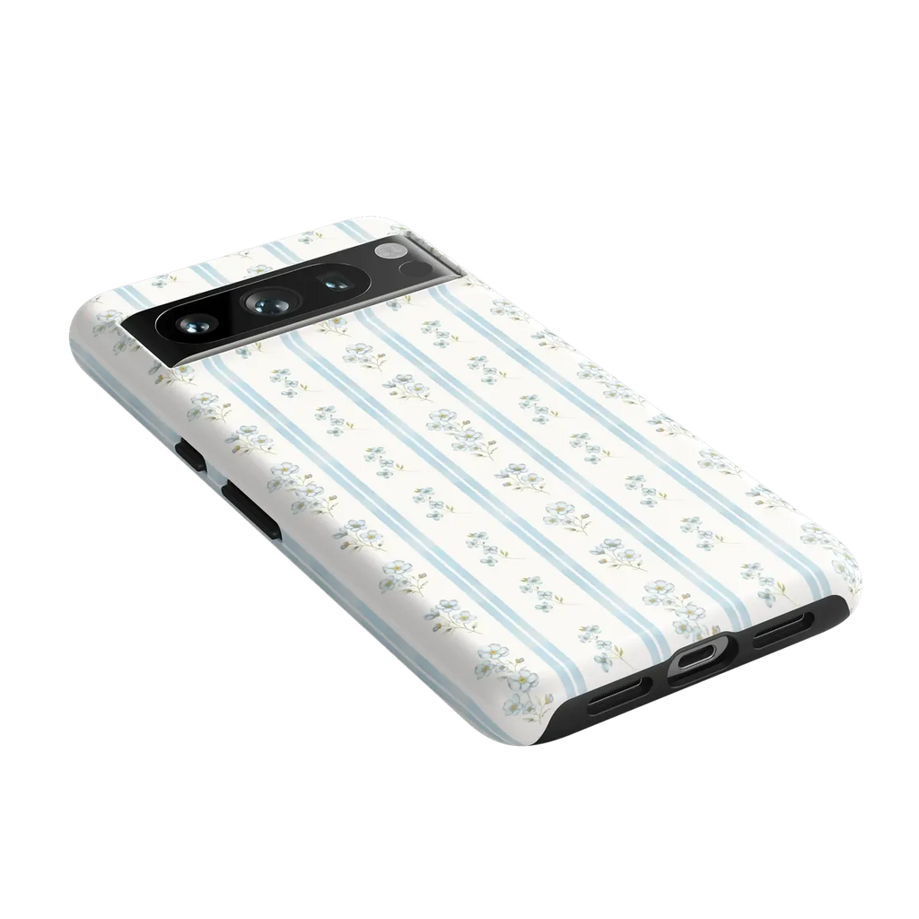 Cottage Stripe | Blue Floral Case