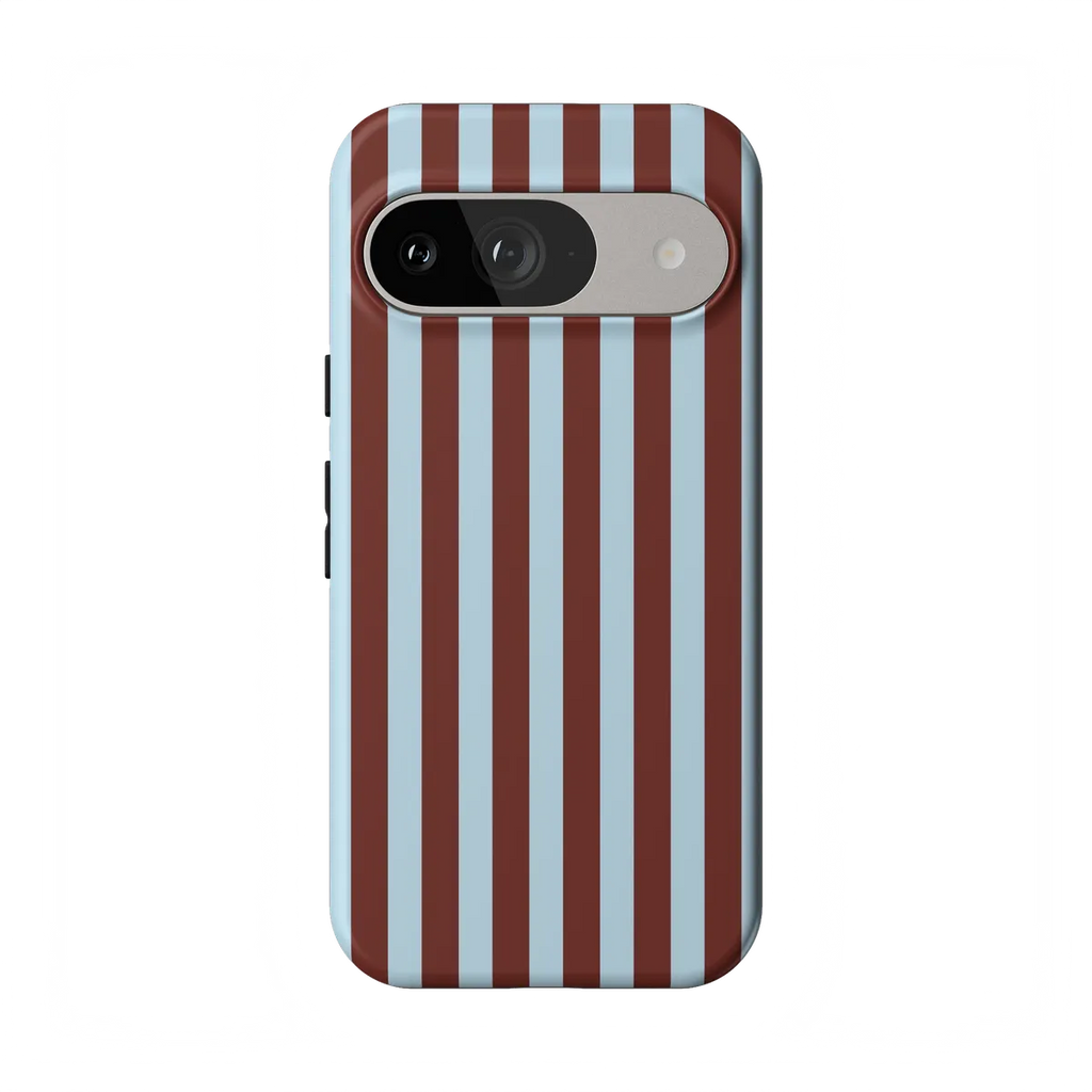 Sunday in Brooklyn | Blue Stripes Case