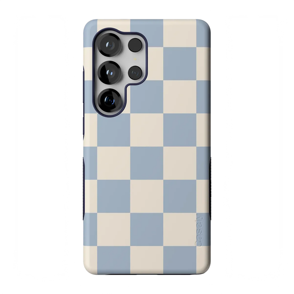 Fit Check | Light Blue Checkerboard Case