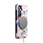American Girlie | Red White & Blue Bows Case