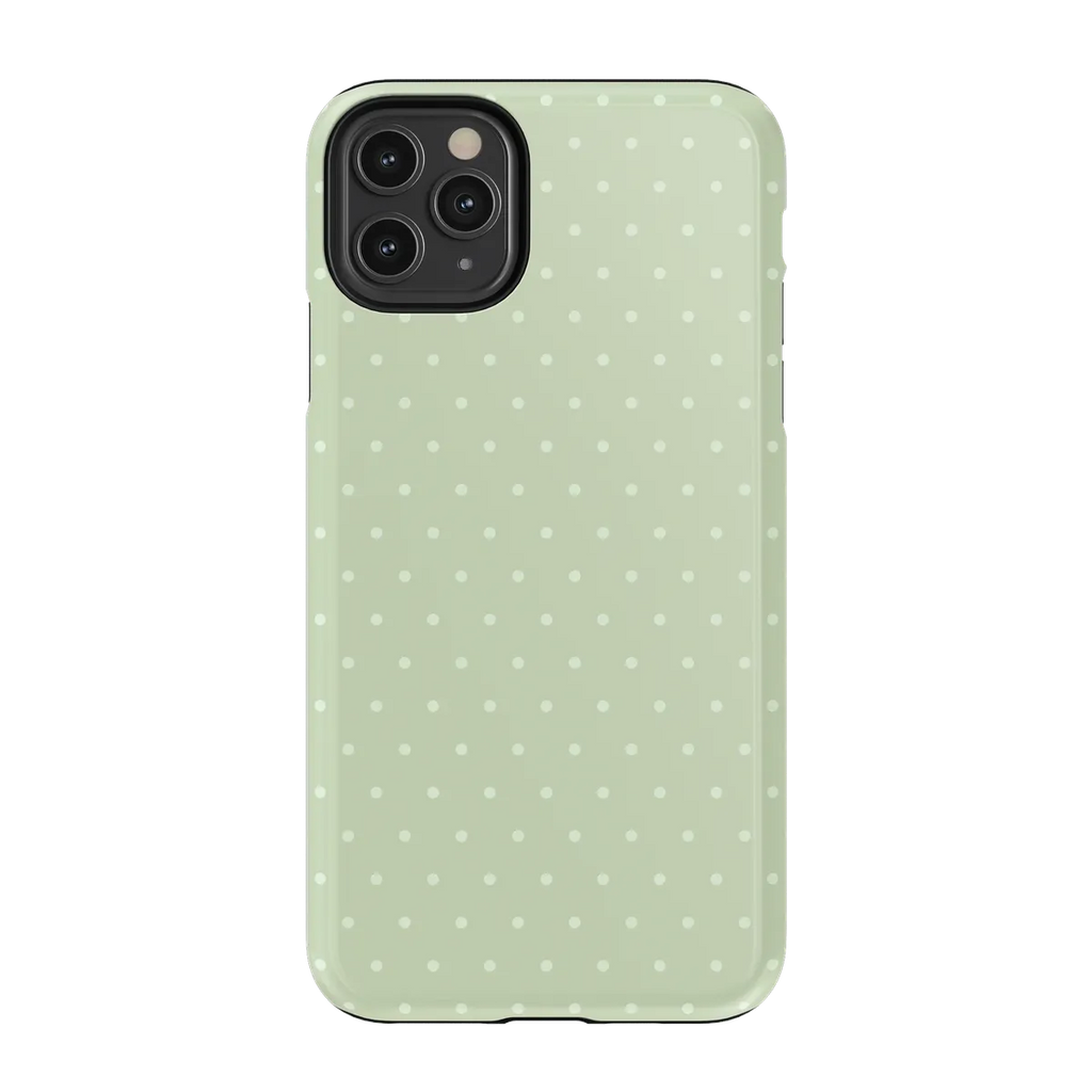 On the Dot | Green Polka Dot Case
