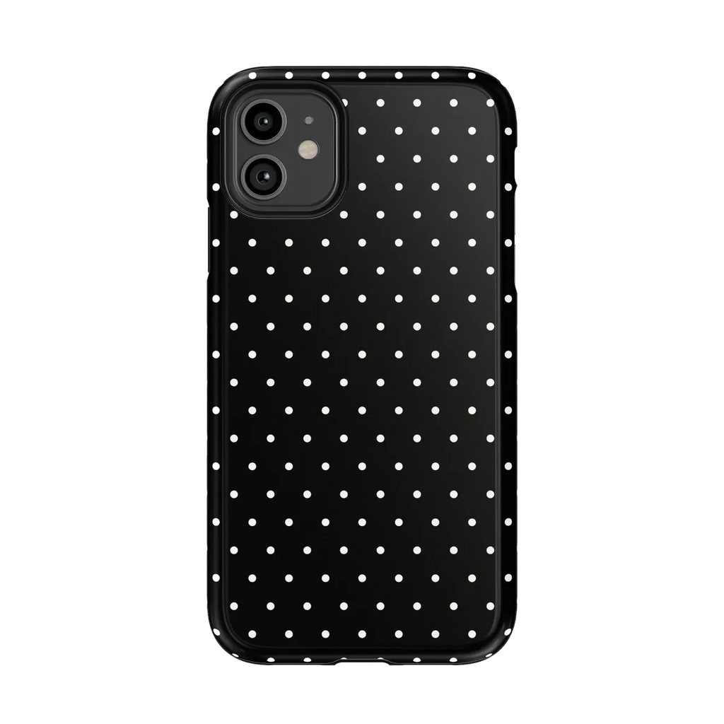 On the Dot | White Polka Dot Case