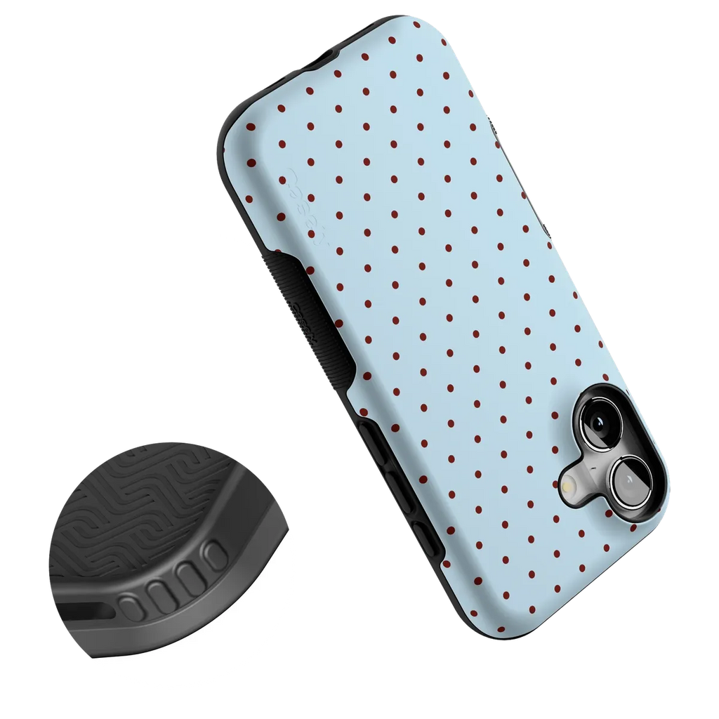 On the Dot | Blue Polka Dot Case