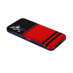 Storm Warning | Black & Red Stripes Case