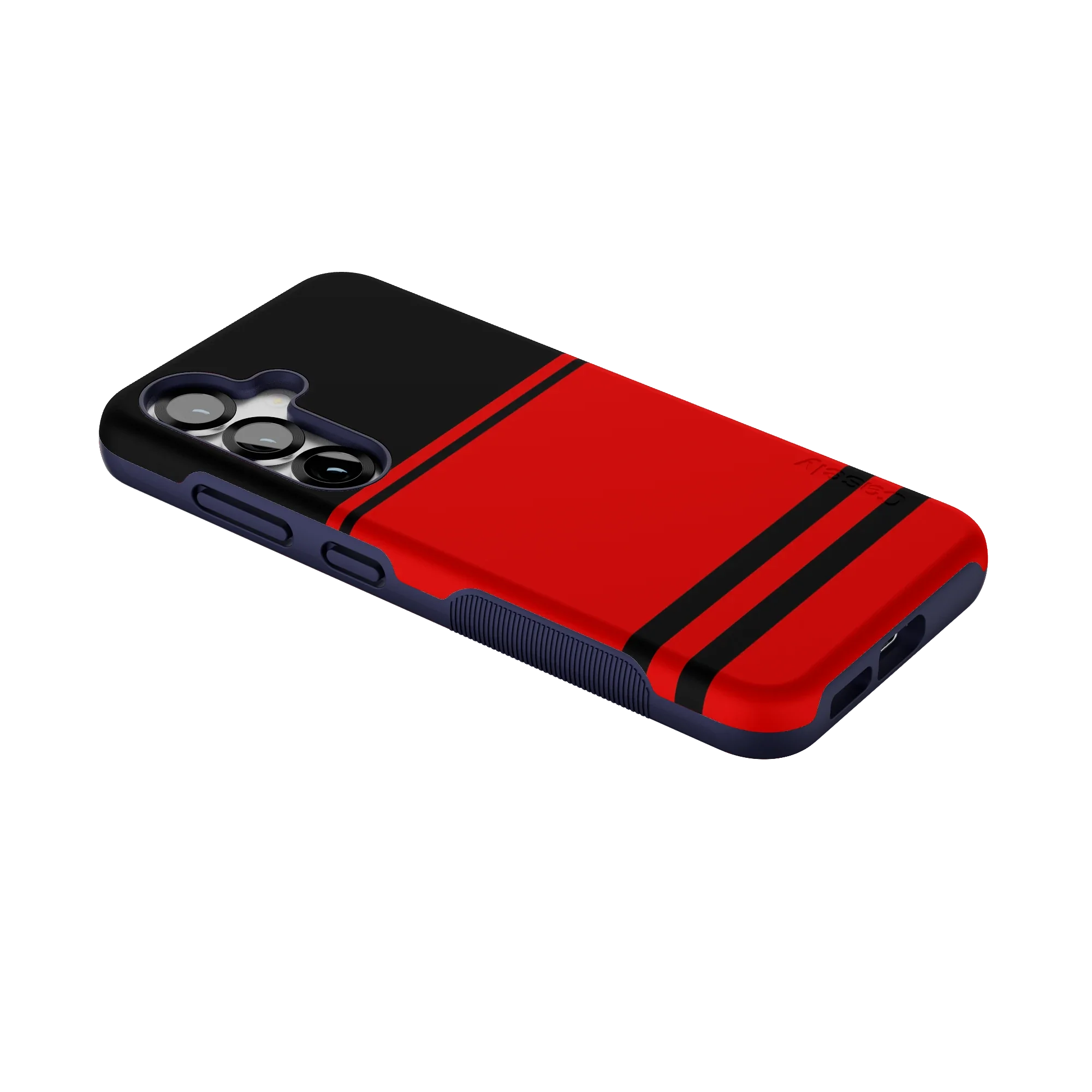 Storm Warning | Black & Red Stripes Case