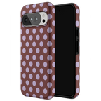 Spotted in SoHo | Burgundy Polka Dot Case