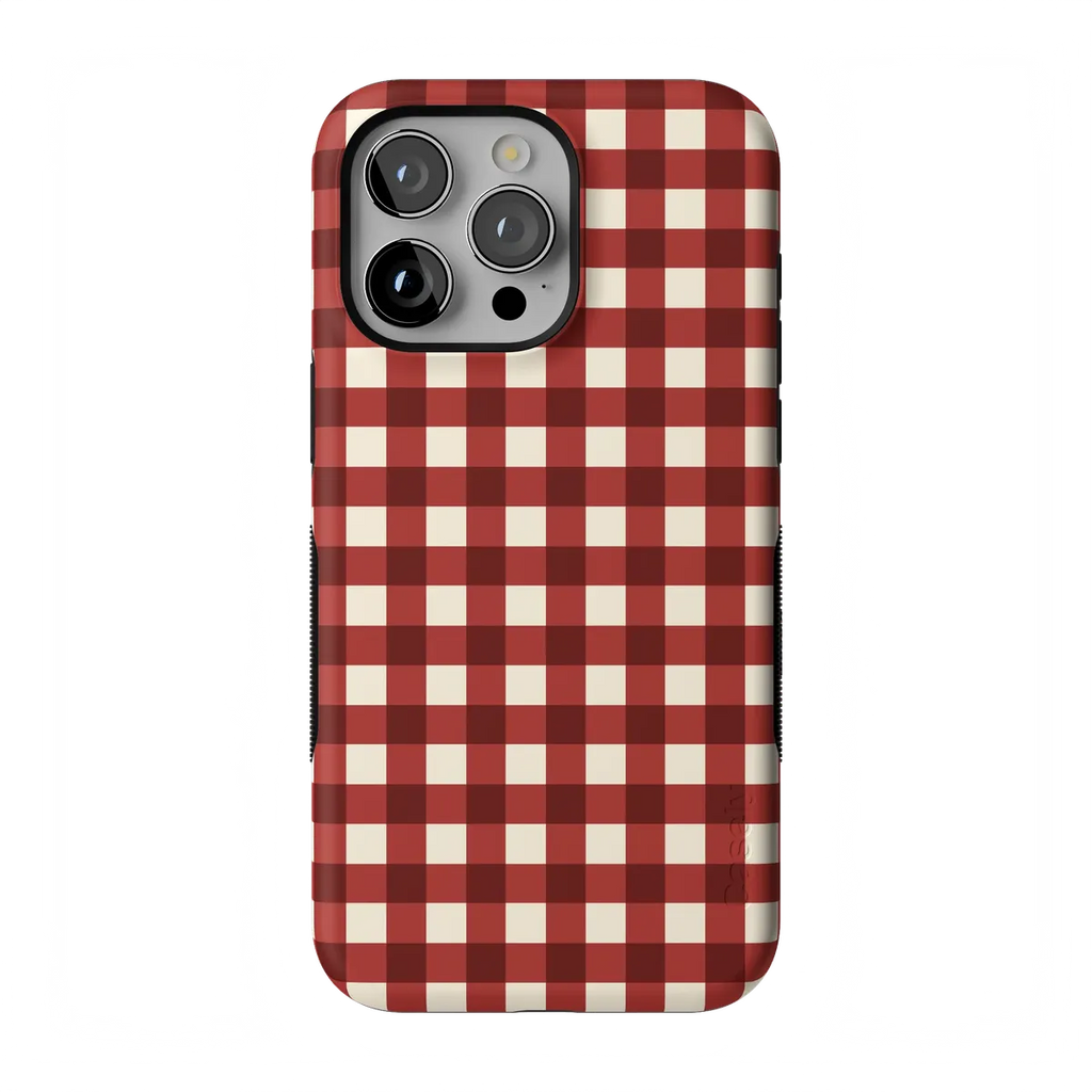 Checked Twice | Red Plaid Case