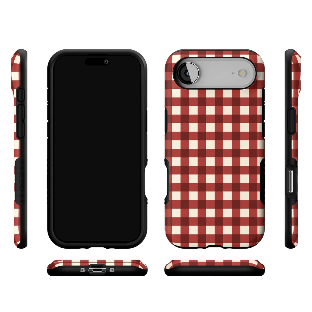 Checked Twice | Red Plaid Case