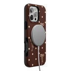 Teddy Bows | Brown Polka Dot Case