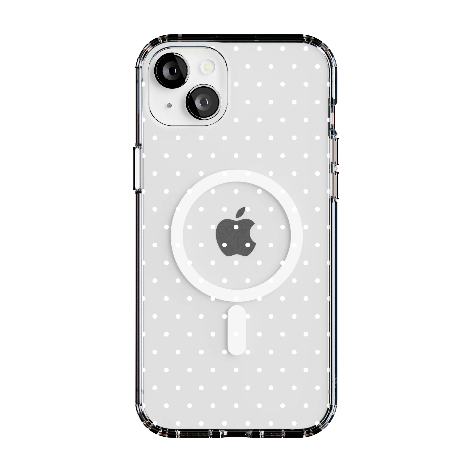 On the Dot | White Polka Dot Case