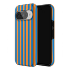 Go New York | Blue & Orange Stripes Case