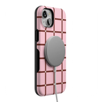 Uptown Gridlock | Pink Checkerboard Case