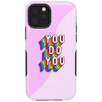 YOU DO YOU | Purple Print iPhone Case