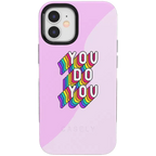 YOU DO YOU | Purple Print iPhone Case