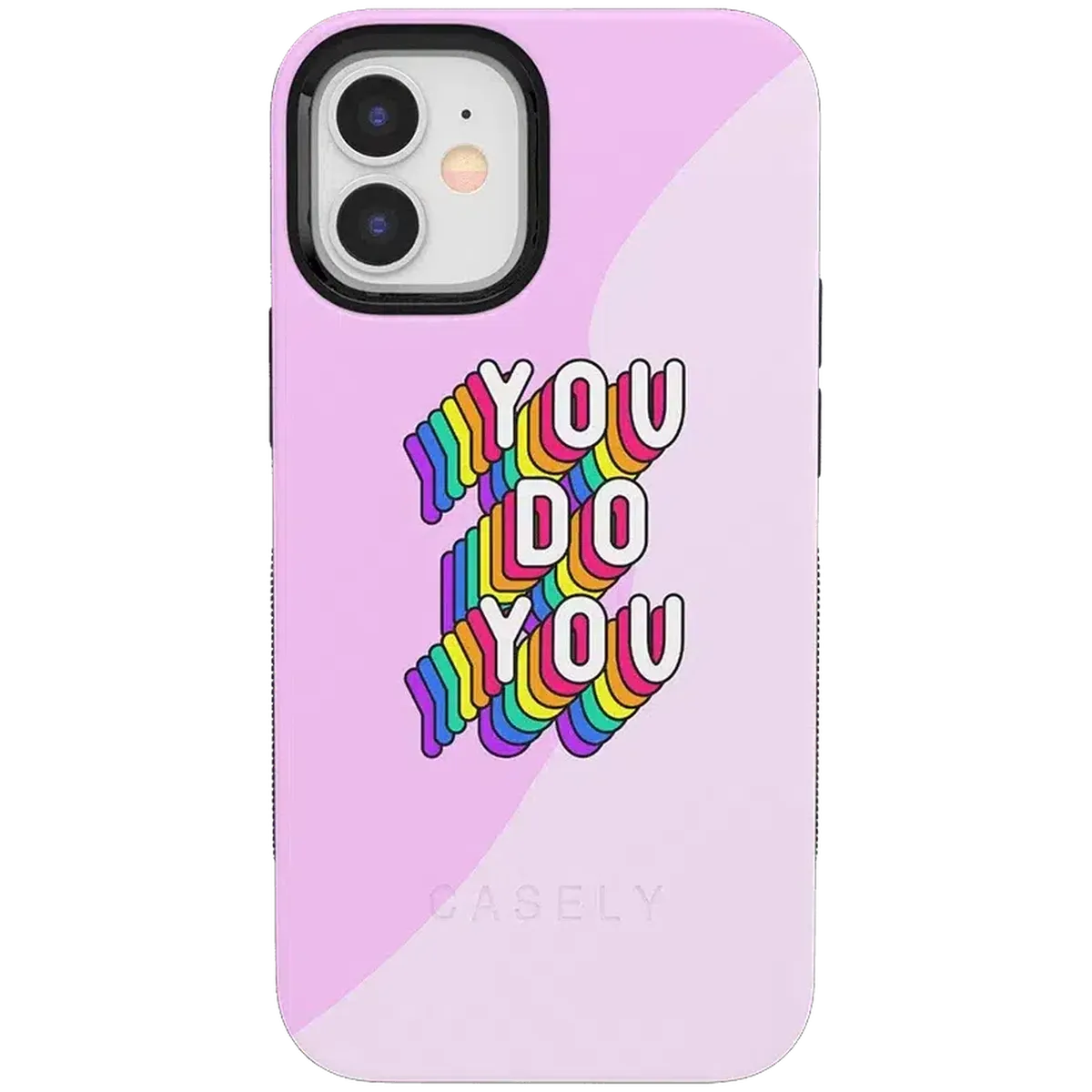 YOU DO YOU | Purple Print iPhone Case