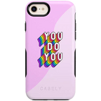 YOU DO YOU | Purple Print iPhone Case