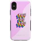 YOU DO YOU | Purple Print iPhone Case