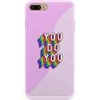 YOU DO YOU | Purple Print iPhone Case