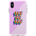 YOU DO YOU | Purple Print iPhone Case