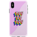 YOU DO YOU | Purple Print iPhone Case