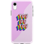 YOU DO YOU | Purple Print iPhone Case