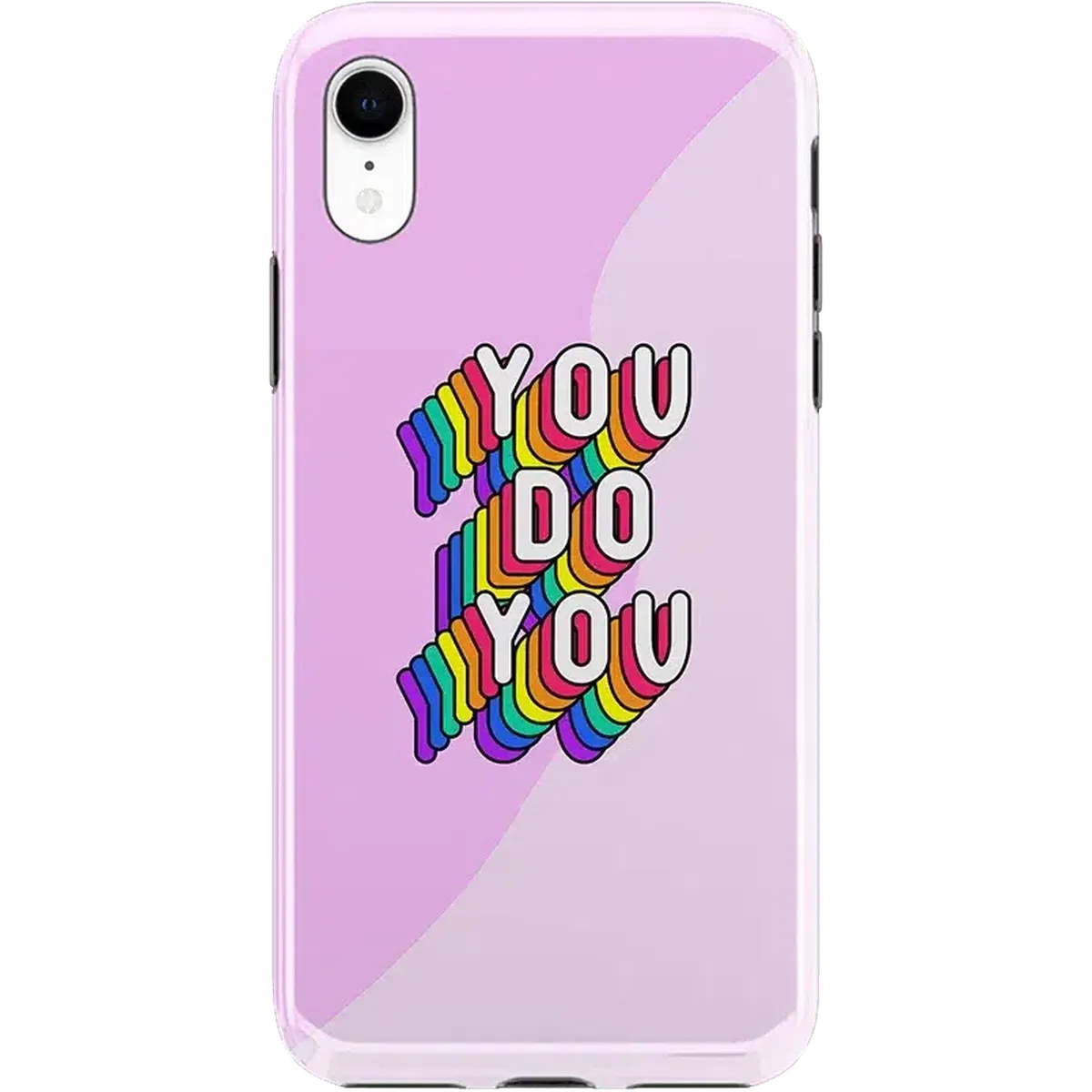 YOU DO YOU | Purple Print iPhone Case