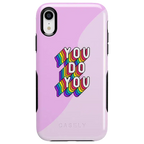 YOU DO YOU | Purple Print iPhone Case