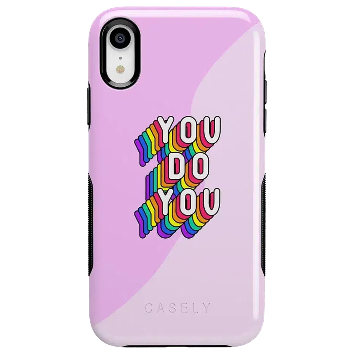 YOU DO YOU | Purple Print iPhone Case