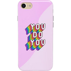 YOU DO YOU | Purple Print iPhone Case
