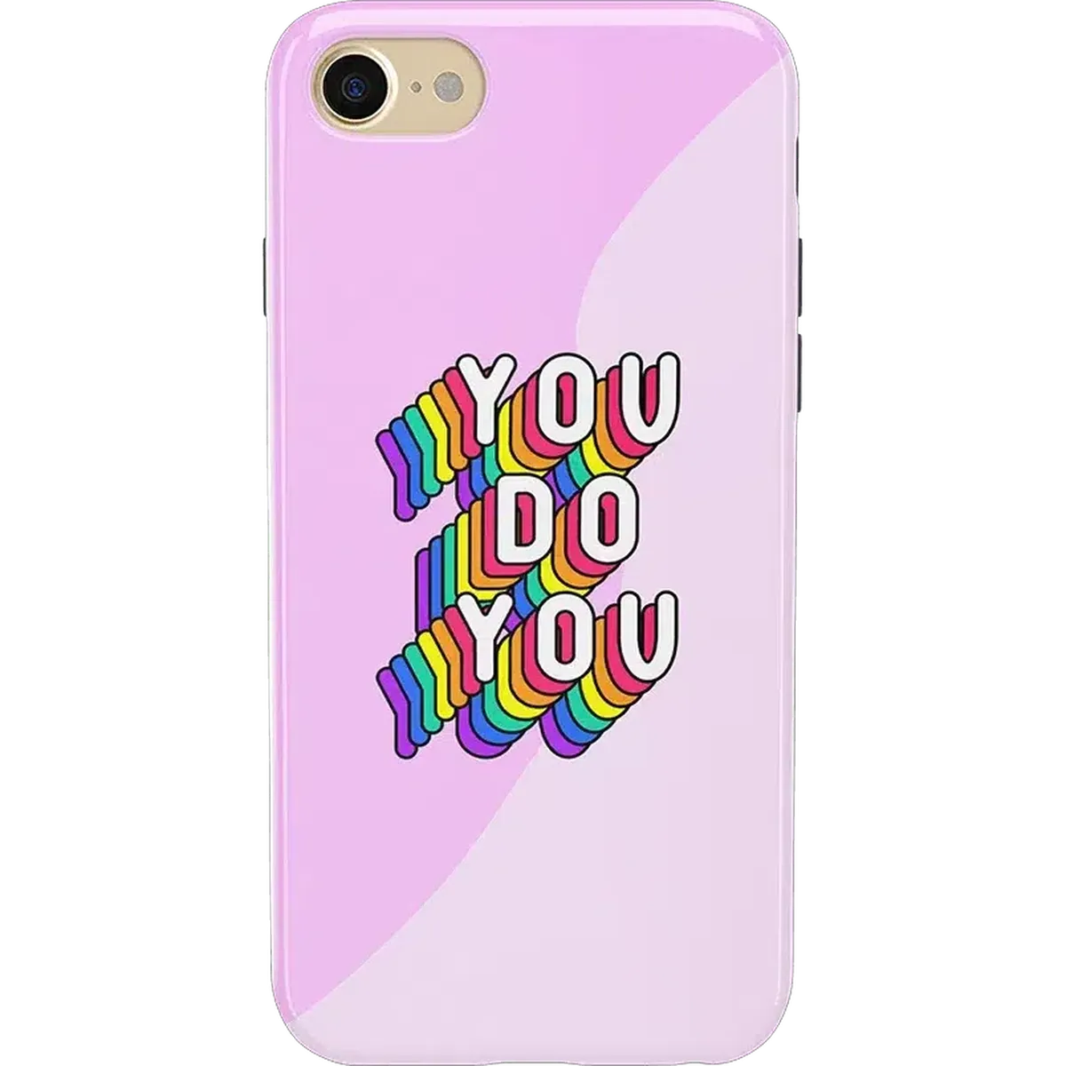 YOU DO YOU | Purple Print iPhone Case