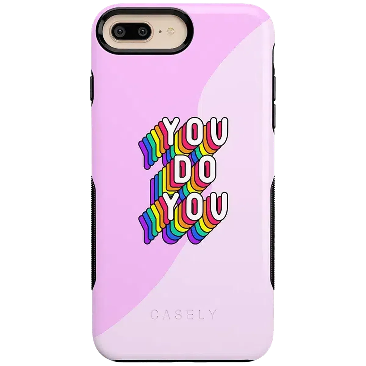 YOU DO YOU | Purple Print iPhone Case