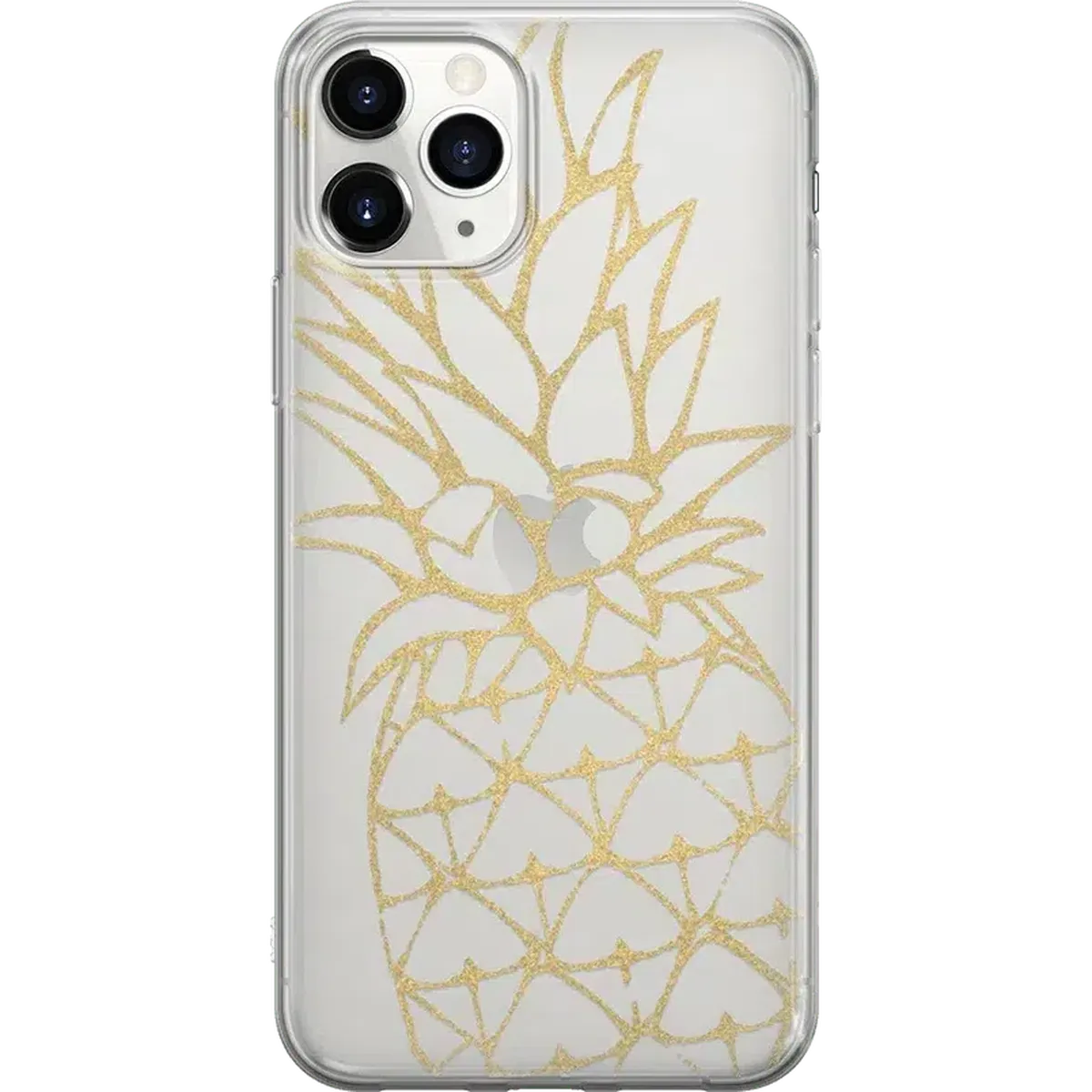 You're a Fine-Apple | Gold Pineapple Clear Case